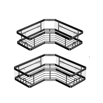 High-Quality Stainless Steel Bathroom Storage Solutions: Non-Punching Wall Mounts, Shelves, Shower Caddies, and Organizers
