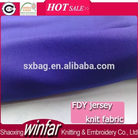 Winfar Textile Competitive Price Soft Touch Cheap FDY Polyester Fabric