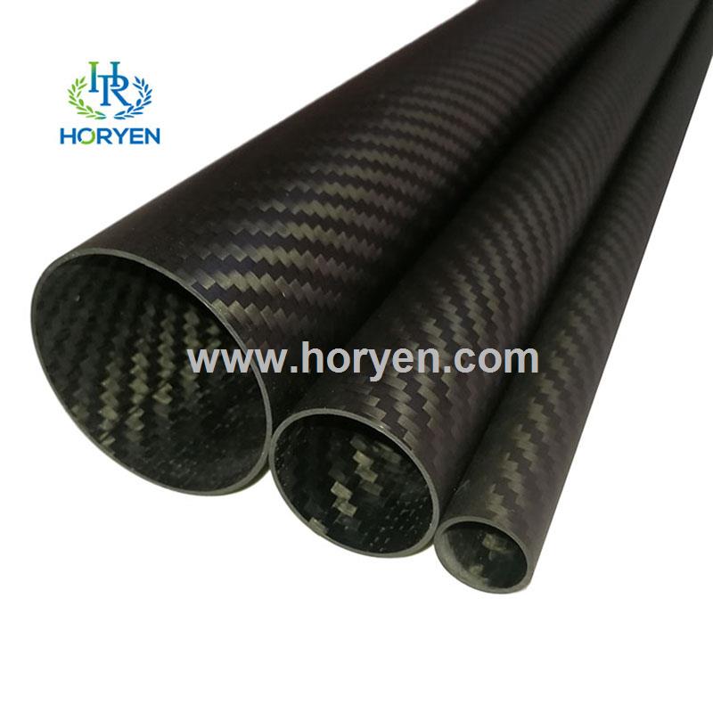 Customize carbon fiber pipe tube with inner 3k