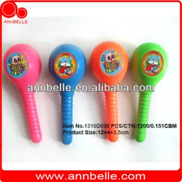 non-toxic safe Noise maker color shaker maracas children toy