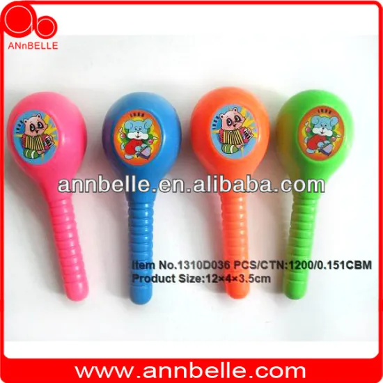non-toxic safe Noise maker color shaker maracas children toy