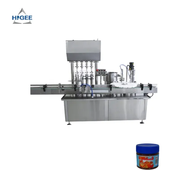 Chocolate and Tomato Sauce Filling and Sealing Machine with Labeller