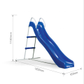 Outdoor Playground With Plastc Slides Climb 180cm Free Standing Kids Playground Swing Slide Manufactory