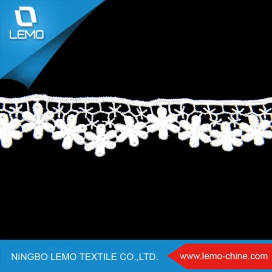 Soft Textile Embroidery Lace Fabric For Swiss Applique Wedding Dress