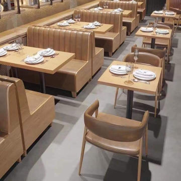 Perabot komersial untuk restoran dan bar: kafe, kedai hamburger, penyelesaian tempat duduk kelab KTV