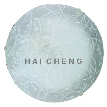 Round glass wall lamps