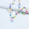 Kinderen schattige ijs hanger ketting armband set