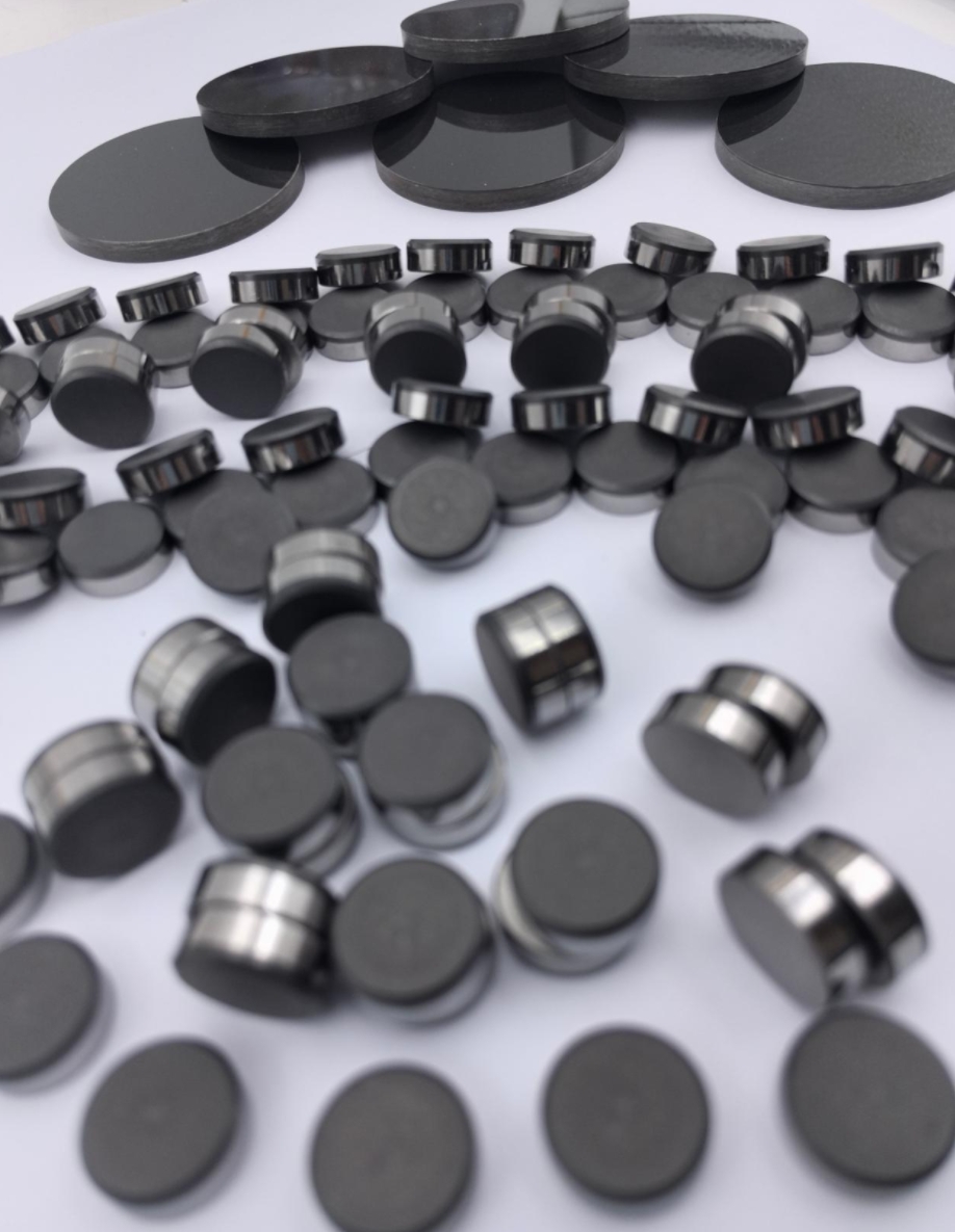 Composite sheet for PCD cutter