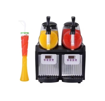 Mini Ice Slushee Machine with 2 Tanks - Cheap Small Frozen Slush Machine