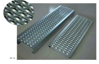 Grip strut safety grating