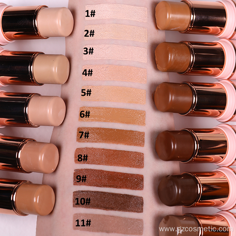 Wholesale Face Cream Contour Stick Private Label Make up Foundation Black Makeup Stick Face Highlighter Creamy Contouring Stick