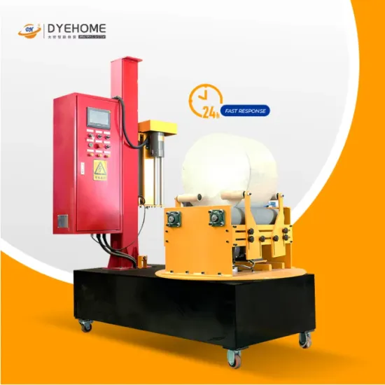 Stretch Wrapping Machine For Paper Coils