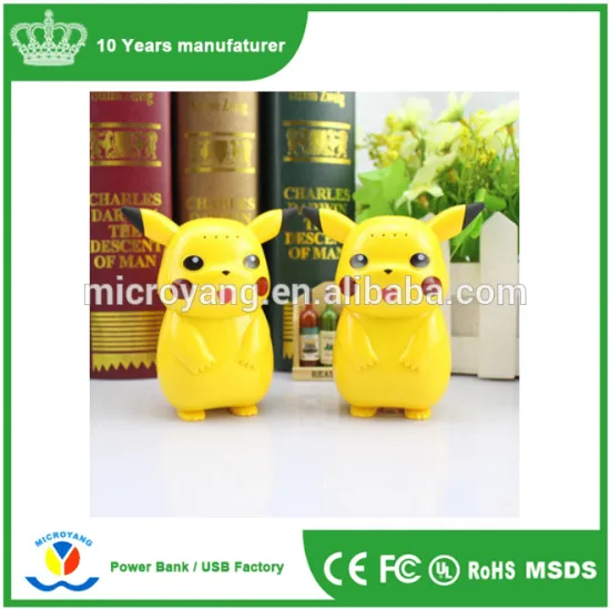 2016 Promotion Gift Consumer Electronics Pikachu Power Bank