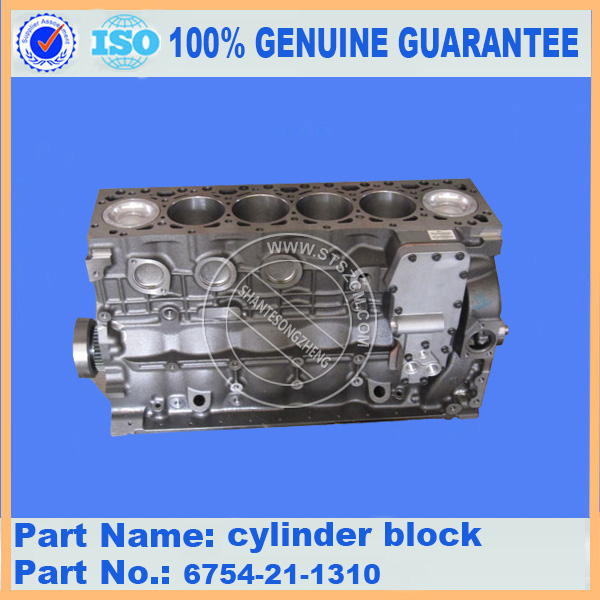 Pc200 8 Cylinder Block 6754 21 1310