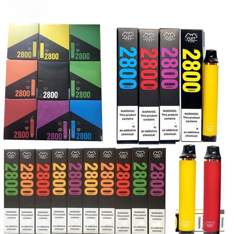 Puff Flex 2800 Puffs 1500mAh Pin bán buôn