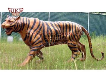 bronze tiger sculpture landscape decoration factory