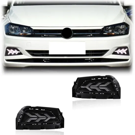 Gobison Driving Fog Lamp with Turn Signal and Daytime Running Light for Volkswagen VW POLO Plus