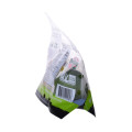 Compostable clear zipper handle bag for fresh fruit