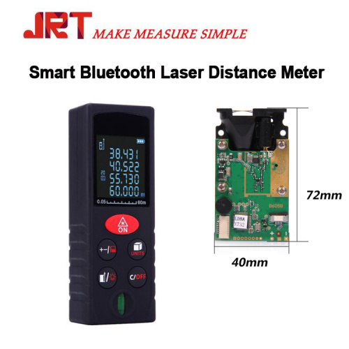 Méadar Fad Léasair Bluetooth Cliste