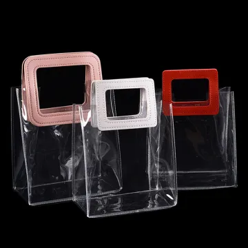 Custom Waterproof Clear PVC Makeup Tote Bag