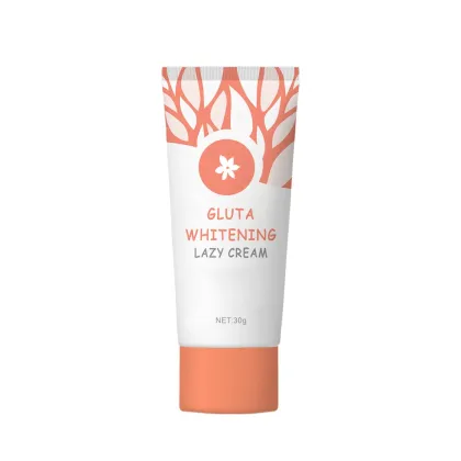 OEM Customized Logo Face Skin Care Moisturizing Gluta Whitening Lazy Cream