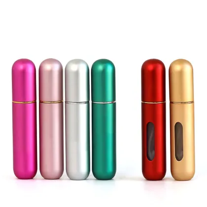 Aluminum Refillable Perfume Atomizer Bottle