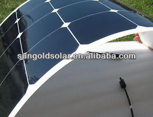 Sun Power Semi-flexible solar panels kits 50w