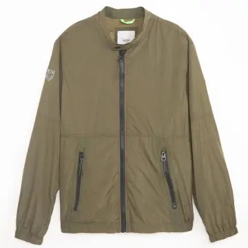 men's fashion nylon zipper spring & autumn jacket