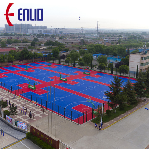 Azulejo para canchas al aire libre entrelazado fácil de instalar