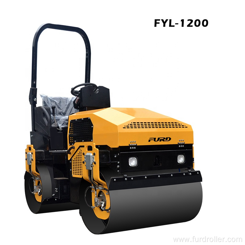 Heavy Capacity 3 Ton 1200mm Drum Width Vibratory Twin Drum Roller