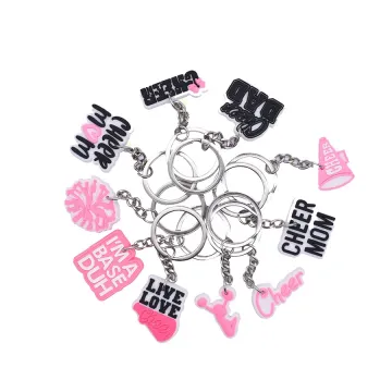 Cartoon Soft Plastic DIY Keychain Ornaments - Cheerleading PVC Keychain Pendant