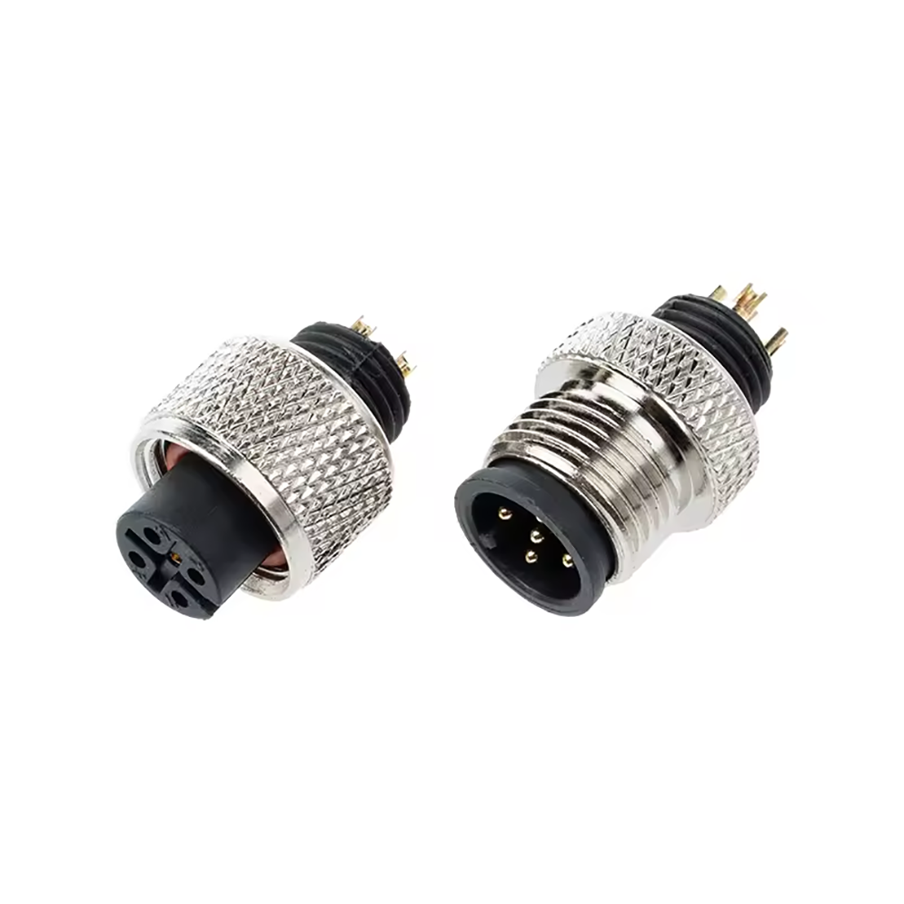 4Pin/5Pin M12 Circular Industrial Connector with Lock Catch