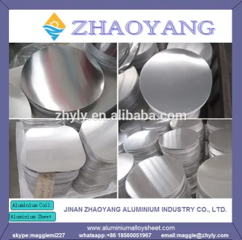 High quality stamping aluminum wafer for cosmetics package