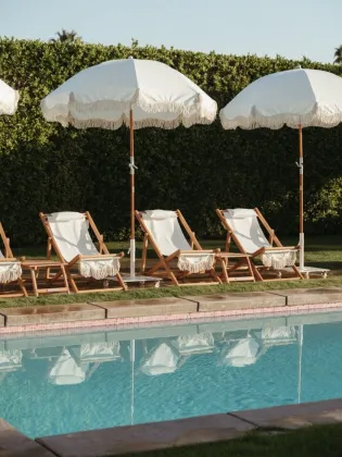 Outdoor Folding Beach Chair Portable Cotton Double Chair Camping Folding Chair