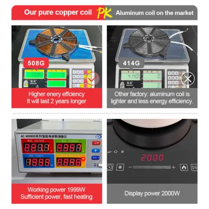 Intelligent Prestige Induction Stove - 220V Double Hob Electric Cooker