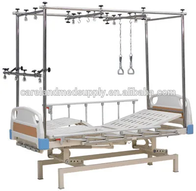 Best Selling manual 2 Crank function medical orthopedic beds hospital patient Orthepedics traction bed