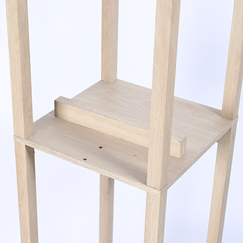 Log Color Shelf Light Wooden Rack