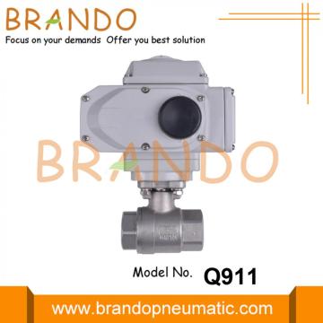 1'' Thread Electric Actuted Ball Valve DN25 24VDC