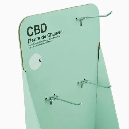 APEX Retail Cardboard Display Stands With 5 Hooks