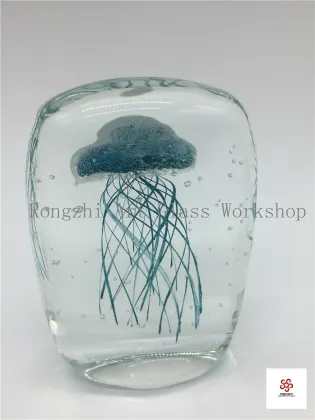 Beautiful Octopus Glass Paperweight