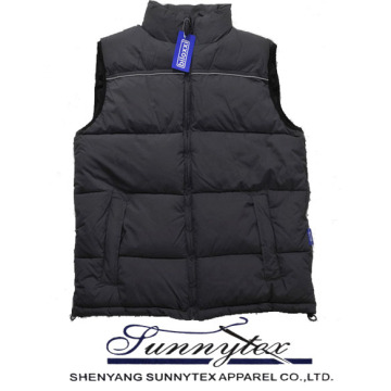 SUNNYTEX Hottest 2014 new design Highest quality fake down men's vests waistcoats