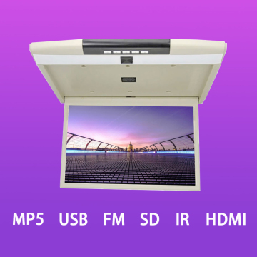 17.3 Inch HD LCD Car Ceiling TV - MP5 Multimedia Player with 1080P USB FM IR