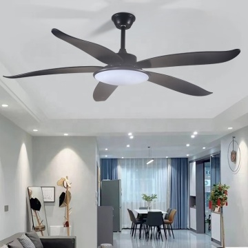 White Silent Powerful Motor Air Circulation Fan with LED Light Touch Panel and Decorative Chandelier 220V Ceiling Fan with Light Bulb