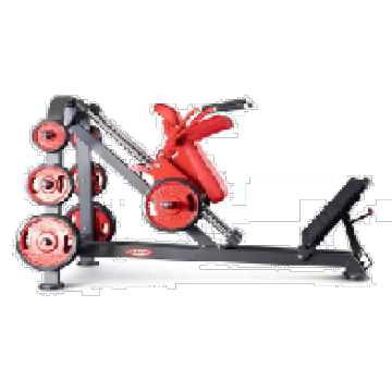 Super Hack Squat Machine Thiết bị tập thể dục Tấm được tải