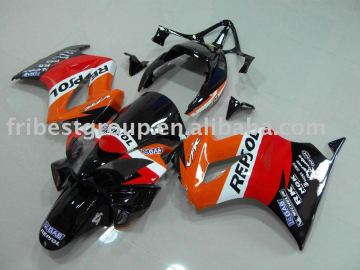 Aftermarket complete set motorcycle fairings body work cowling for VFR800-VTEC 2002-2008 REPSOL