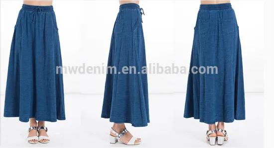 baby terry knitted denim fabric denim for fashion dress