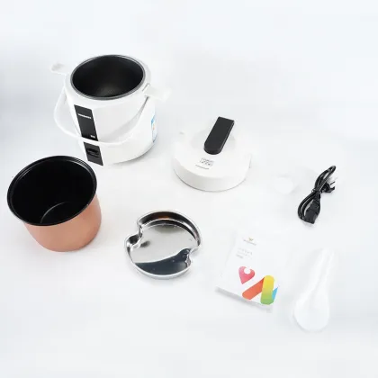 Compact 300W Multi-Voltage Cylinder Electric Rice Cooker