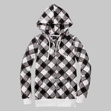 Men\'s Hoody Sweatshirt Hoodie with Checks