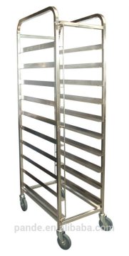 Commercial heavy duty stainless steel bread racks