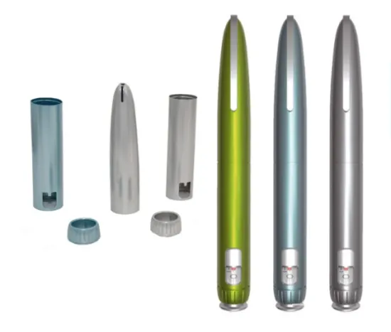 Metal packaging Drug delivery component Anomatic